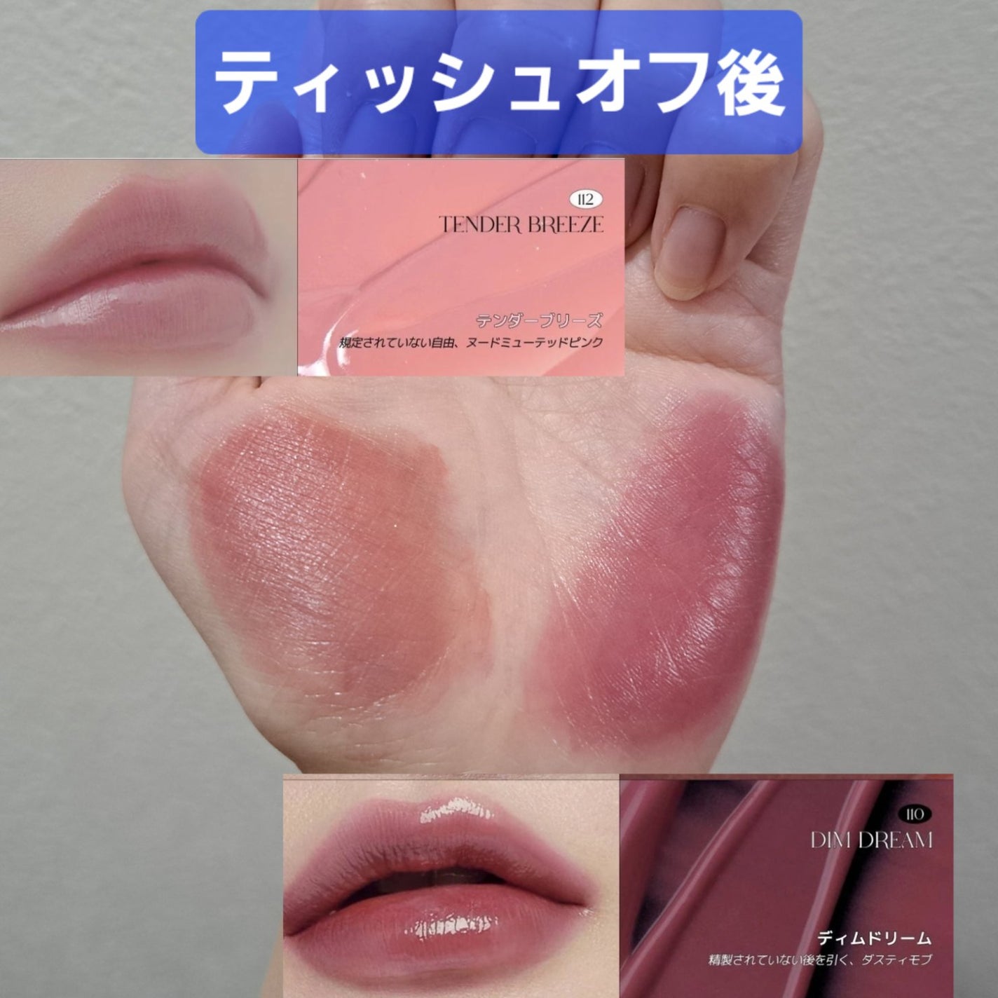 ノンセクショングローリーティント/EQUMAL/リップティントを使ったクチコミ(2枚目)