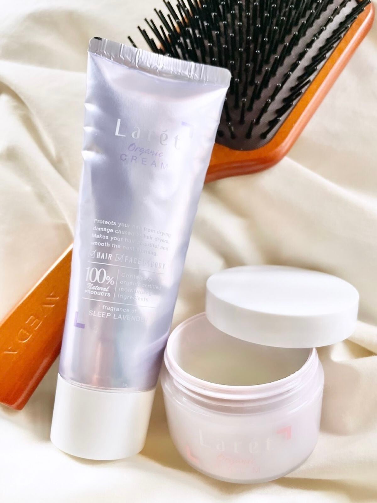 オーガニックバーム/Laret/ヘアバームを使ったクチコミ(1枚目)