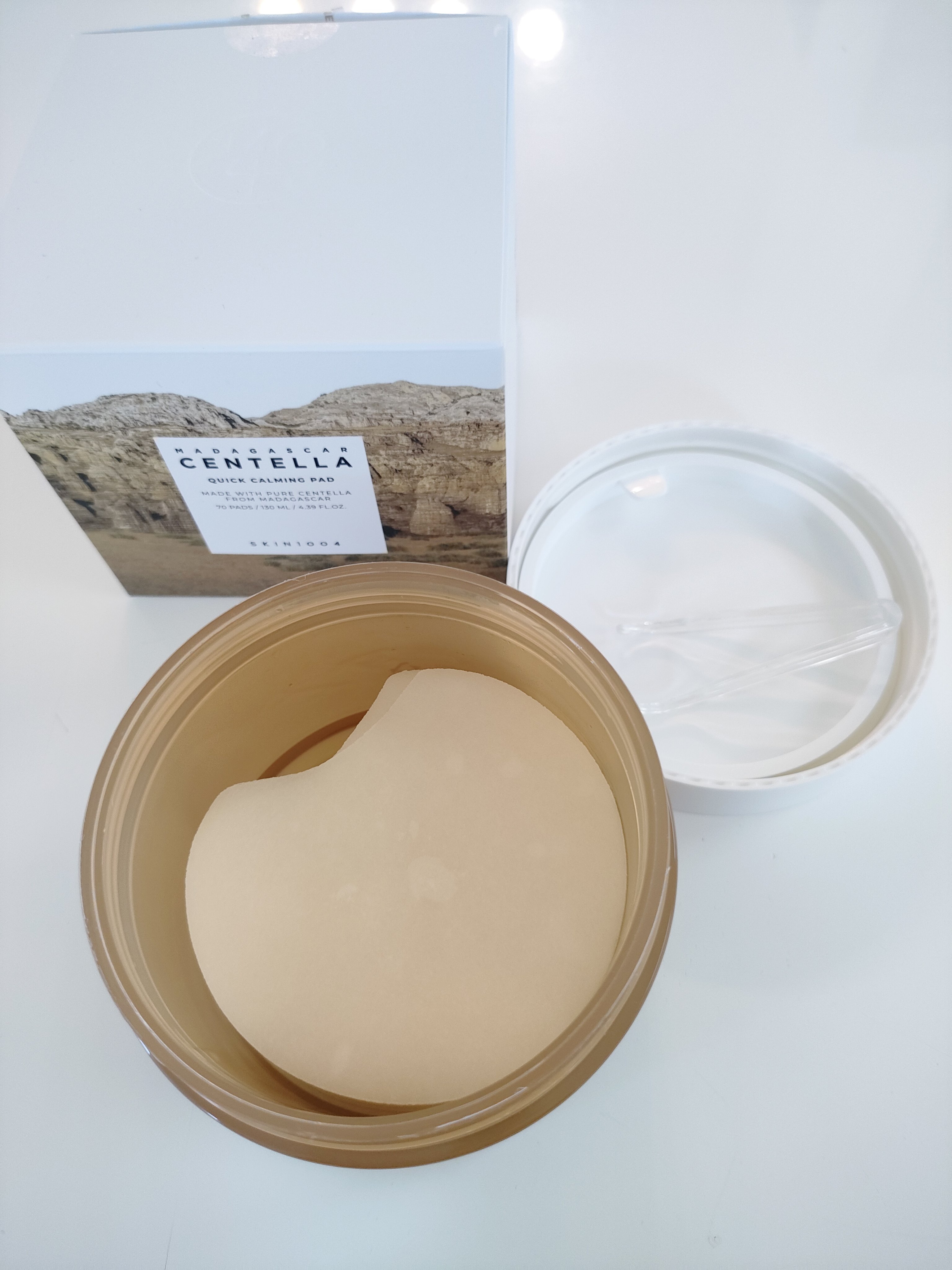 センテラ クイックカーミングパッド/SKIN1004/トナーパッドを使ったクチコミ（2枚目）