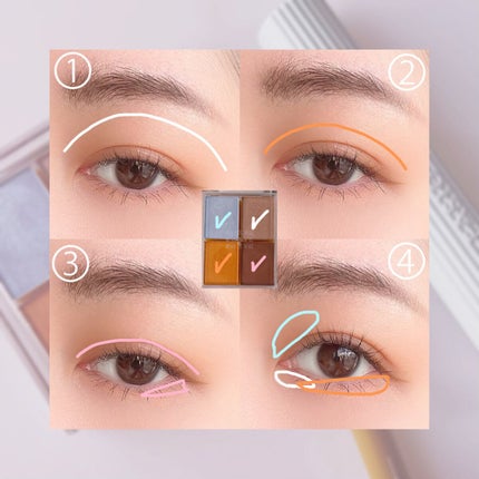 THREE シマリング グロー デュオ/THREE/クリームハイライトを使ったクチコミ(4枚目)