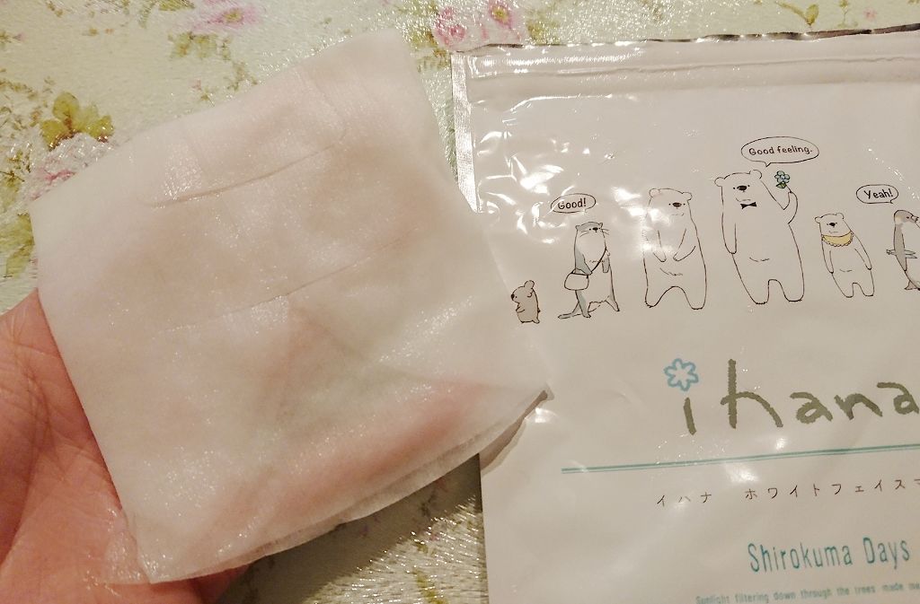 ホワイトフェイスマスク/IHANA/シートマスク・パックを使ったクチコミ（2枚目）