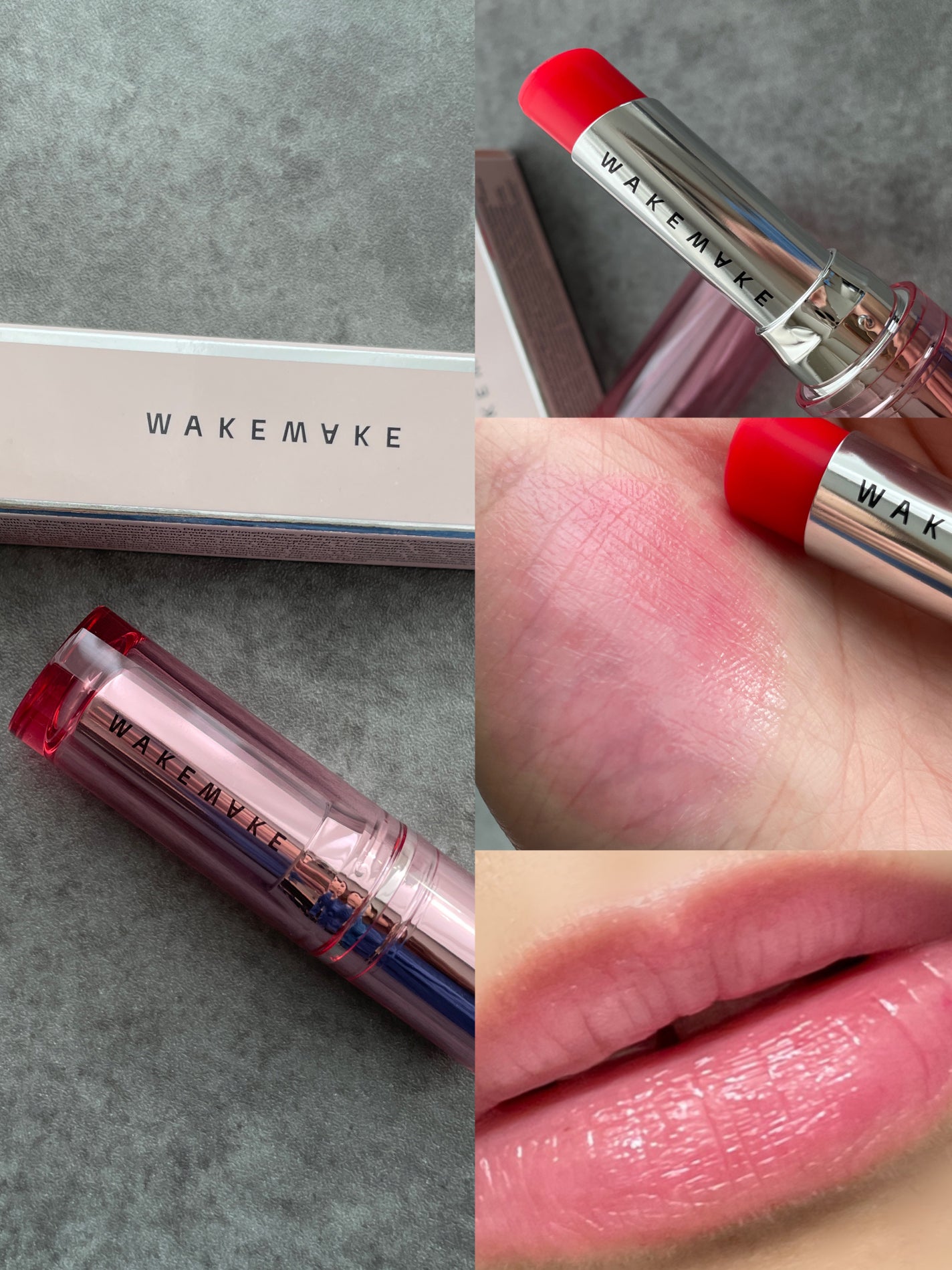 ビタミン ウォーターリートック リップバーム/wakemake/口紅を使ったクチコミ(1枚目)