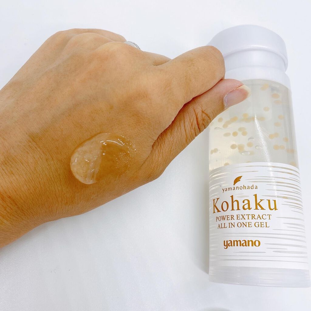 琥珀パワーエキスオールインワンジェル/ヤマノ肌/オールインワン化粧品を使ったクチコミ(3枚目)