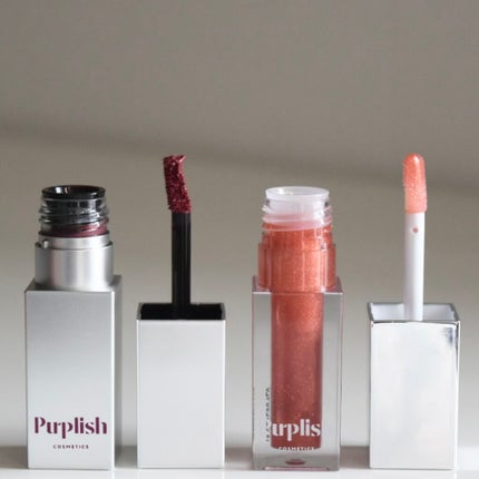 LUSTER GLOW LIP/purplish/リップグロスを使ったクチコミ(10枚目)