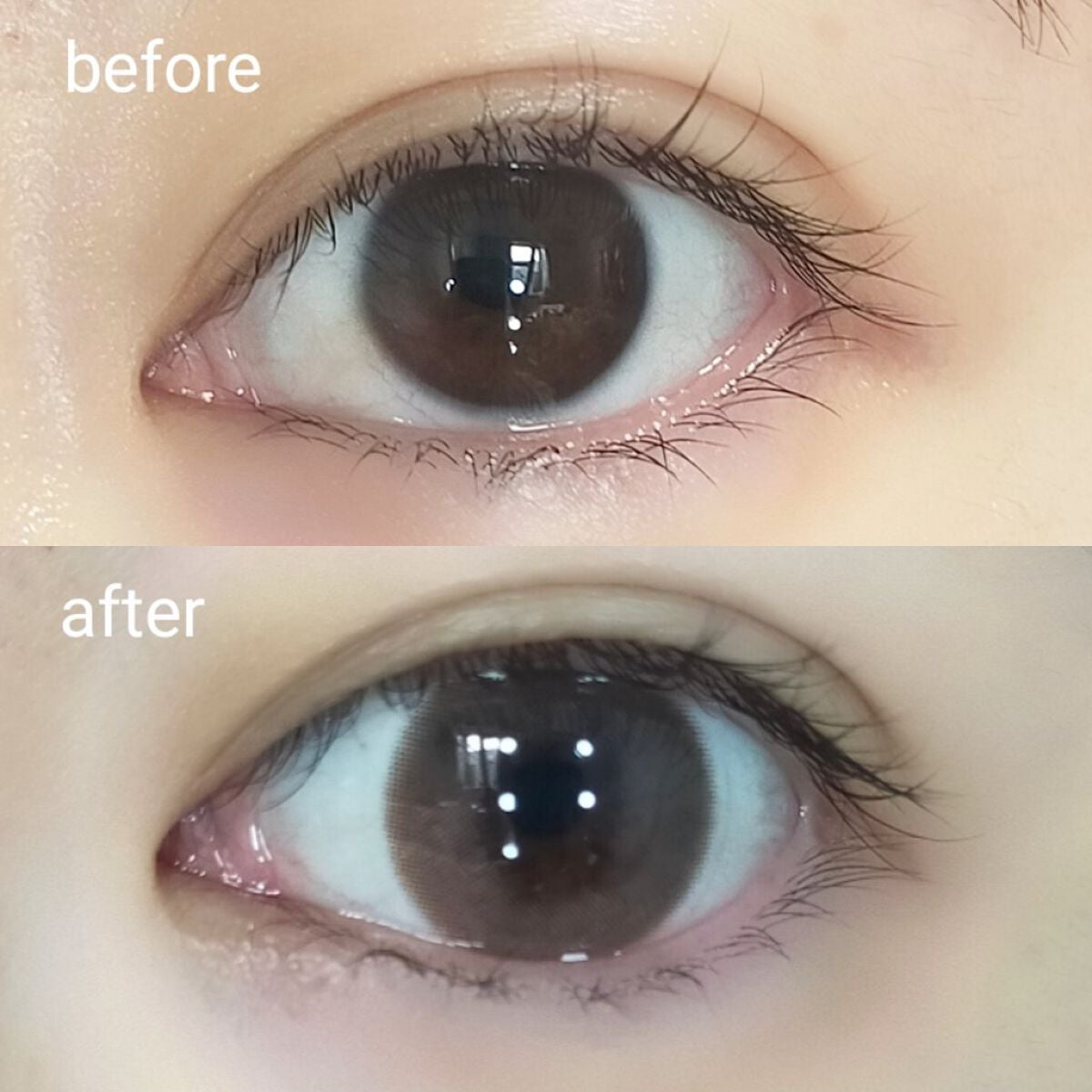 TeAmo 1month/TeAmo/1ヶ月(1MONTH)カラコンを使ったクチコミ(4枚目)