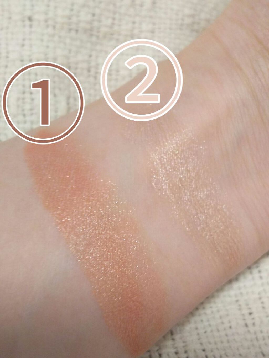 シャイニーグロウアイズD/DAISO/ジェル・クリームアイシャドウを使ったクチコミ(3枚目)