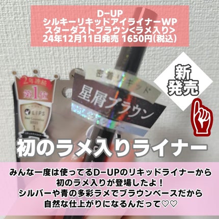 シルキーリキッドアイライナーWP/D-UP/リキッドアイライナーを使ったクチコミ(2枚目)