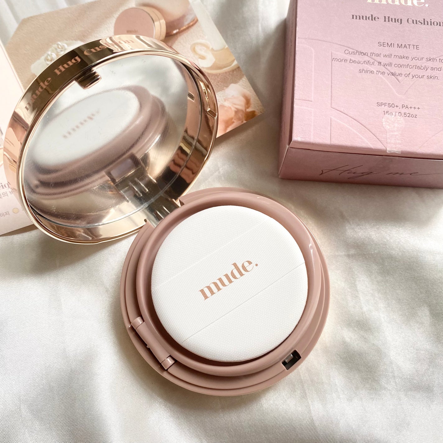 ハグクッション/mude./クッションファンデーションを使ったクチコミ(2枚目)