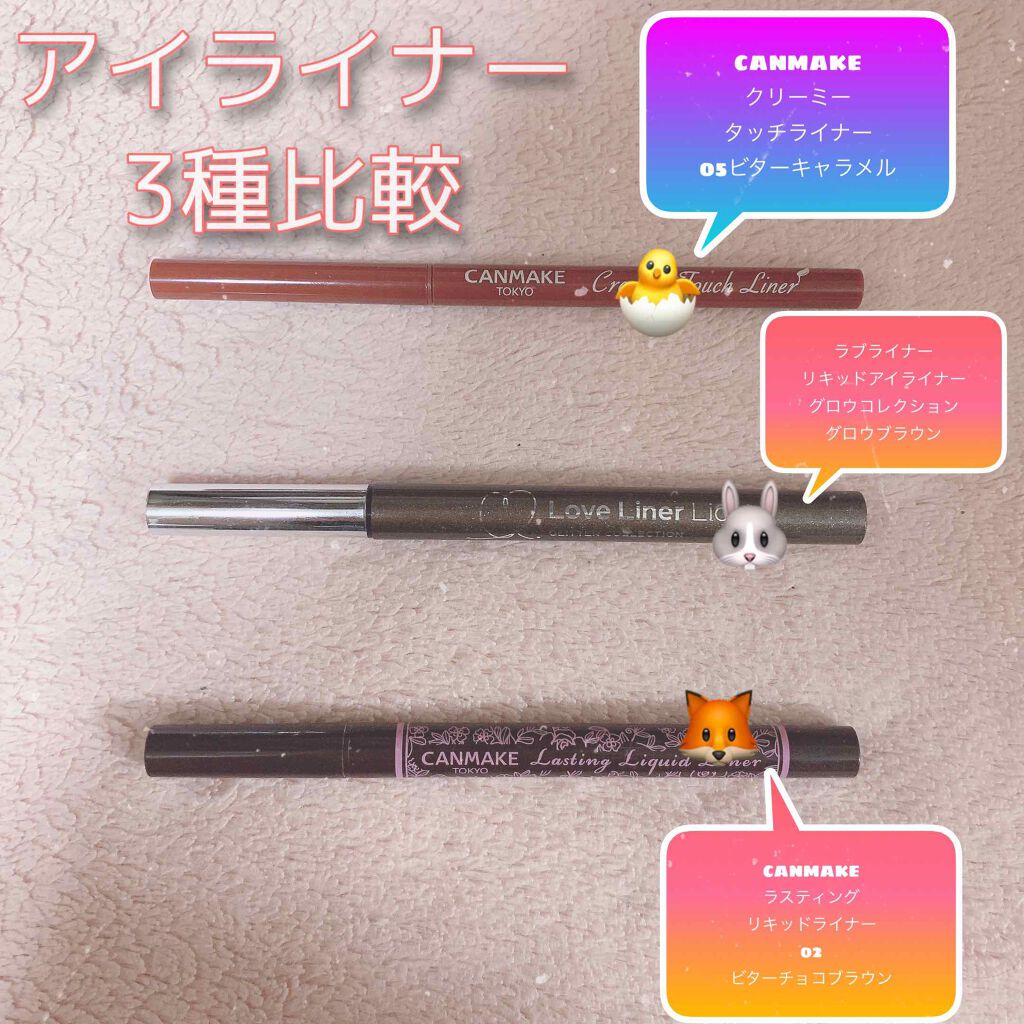 ラスティングリキッドライナー/キャンメイク/リキッドアイライナーを使ったクチコミ(1枚目)