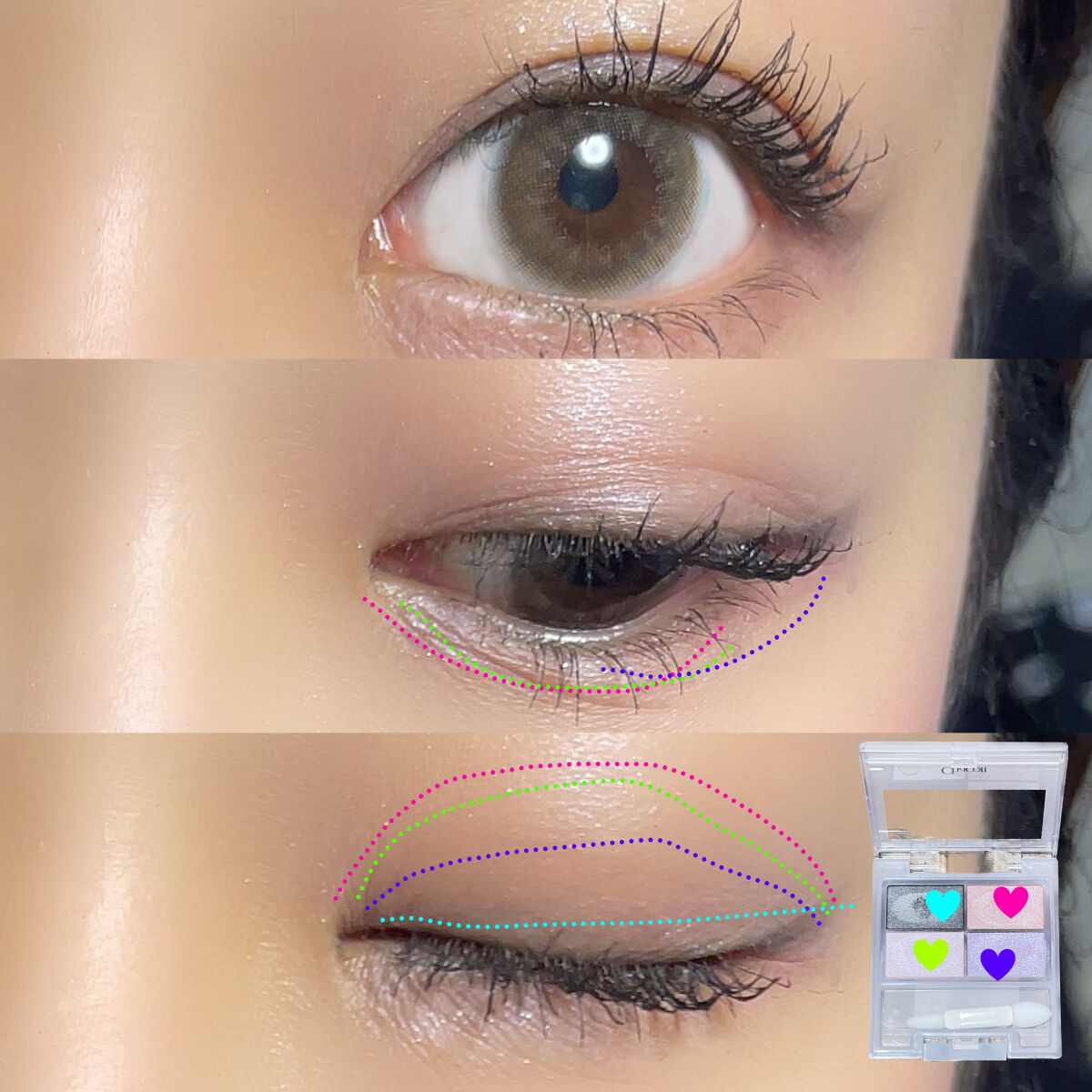 フェイスカラーパレット 509 アンティークドール/チャコット・コスメティクス/アイシャドウパレットを使ったクチコミ（2枚目）