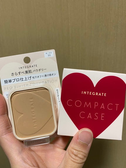 プロフィニッシュファンデーション/インテグレート/パウダーファンデーションを使ったクチコミ(1枚目)