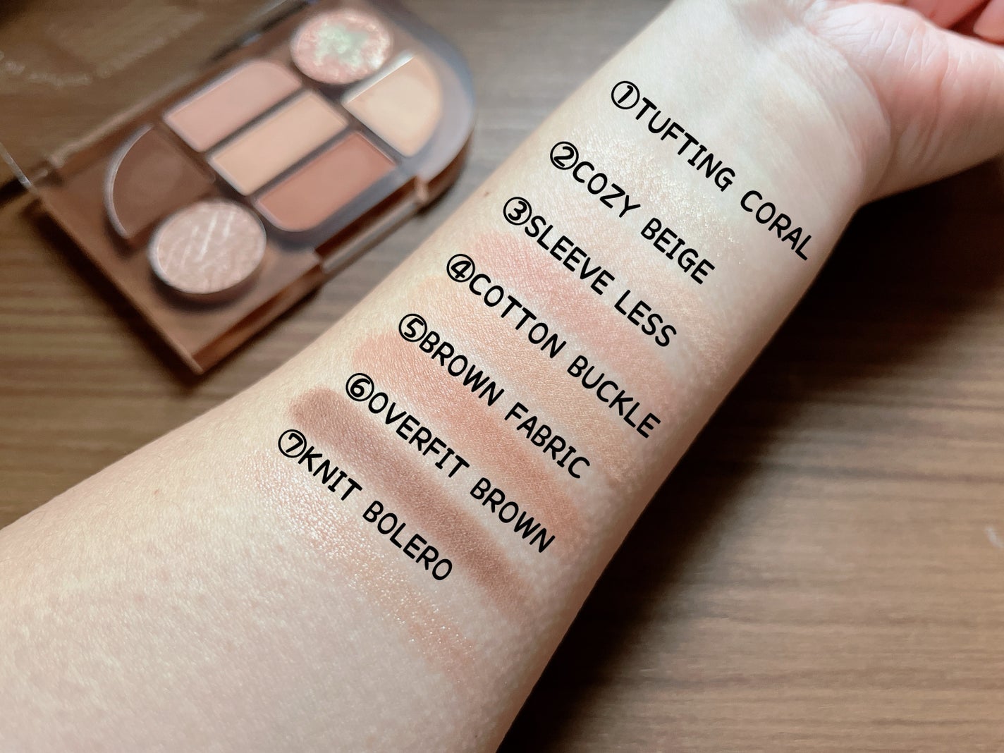 シンプレイン アイパレット/Sim;plain/アイシャドウパレットを使ったクチコミ(3枚目)