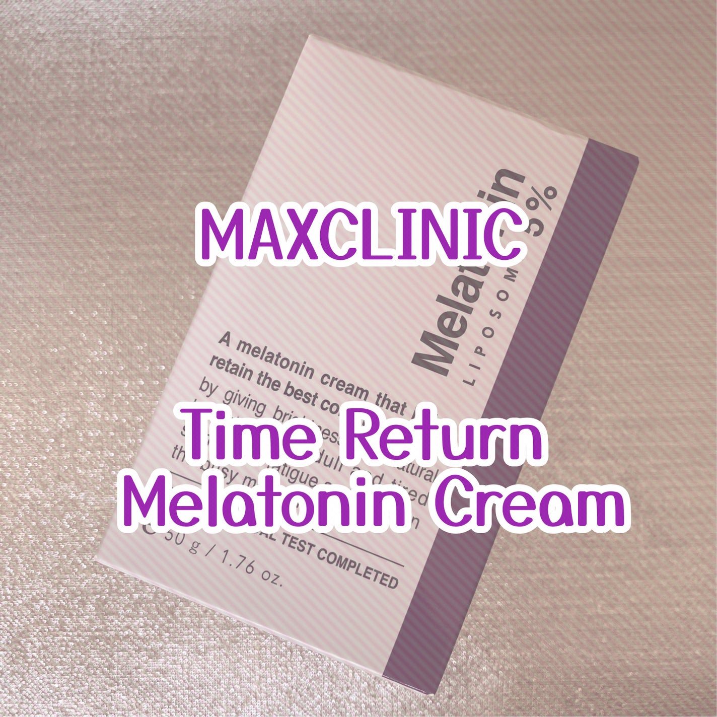 タイムリターンメラトニンクリーム/MAXCLINIC/フェイスクリームを使ったクチコミ(1枚目)