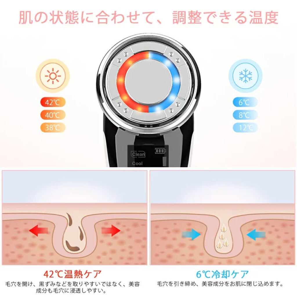 多機能温冷美顔器/ANLAN/美顔器・マッサージを使ったクチコミ(3枚目)