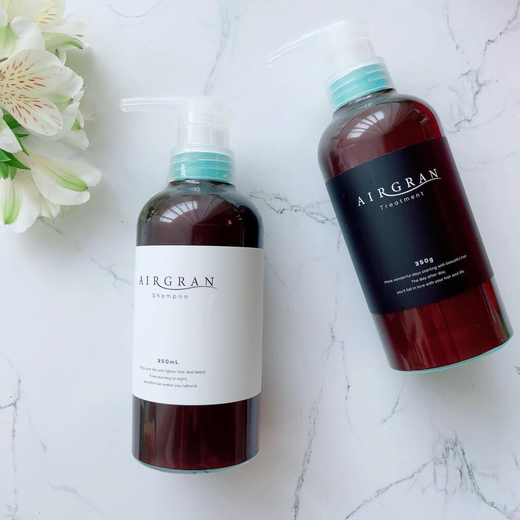 ナチュラルストレートシャンプー＆トリートメント/AIRGRAN/市販シャンプーを使ったクチコミ（1枚目）