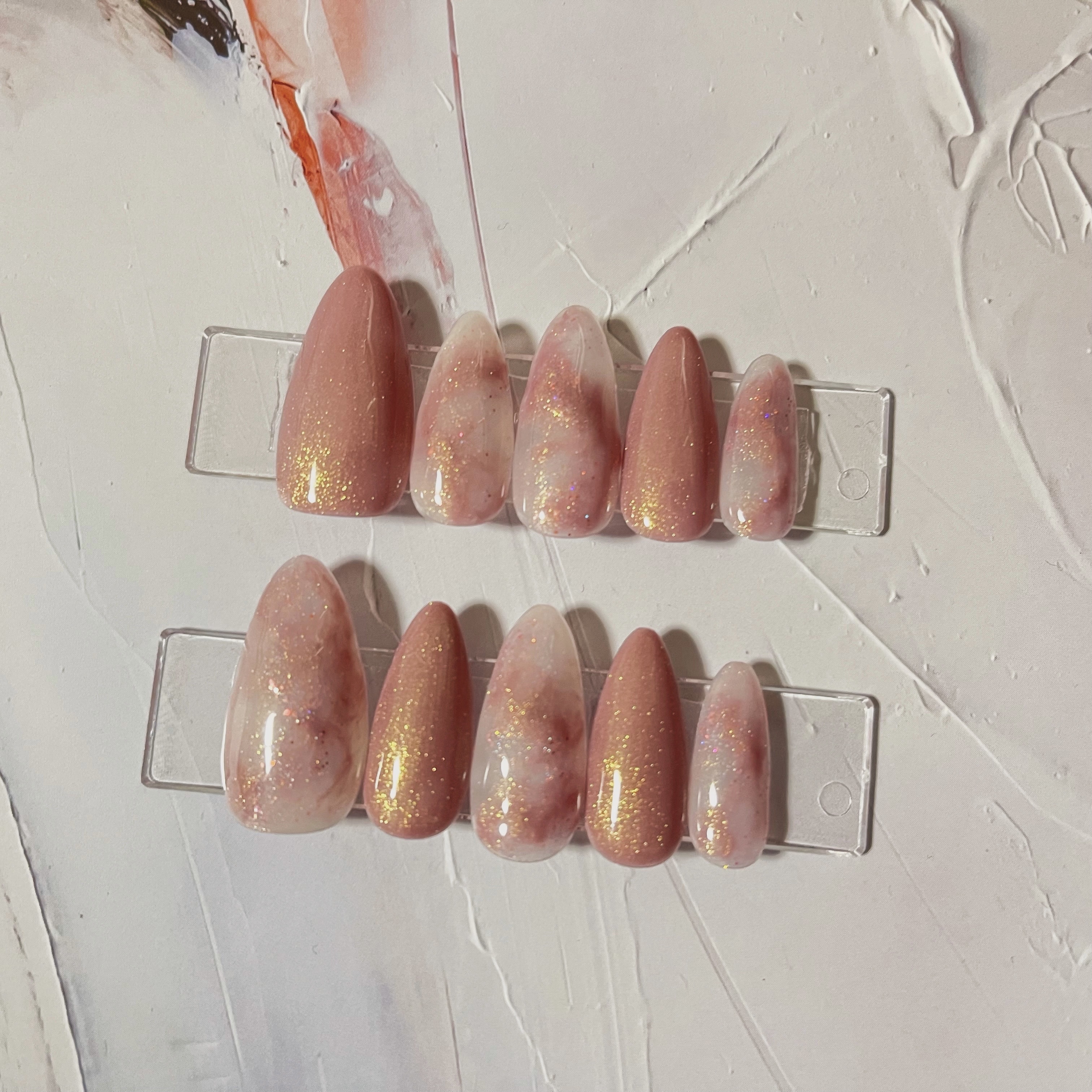 ジェルネイル（ライト対応）/セリア/ジェルネイルを使ったクチコミ（1枚目）