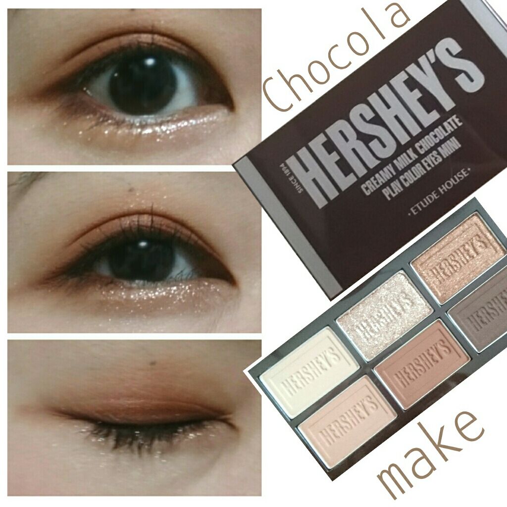 ハーシー プレイカラーアイズミニ/ETUDE/アイシャドウパレットを使ったクチコミ（1枚目）