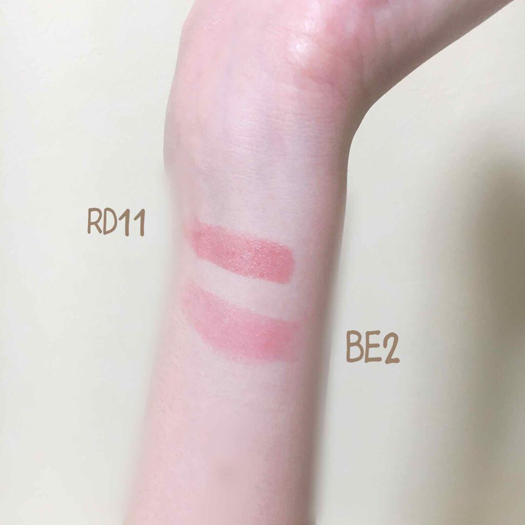 ラスティンググロスリップ/CEZANNE/口紅を使ったクチコミ（3枚目）