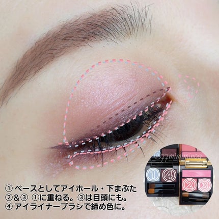 コンスピキュアス アイズ/Amplitude/アイシャドウパレットを使ったクチコミ(4枚目)