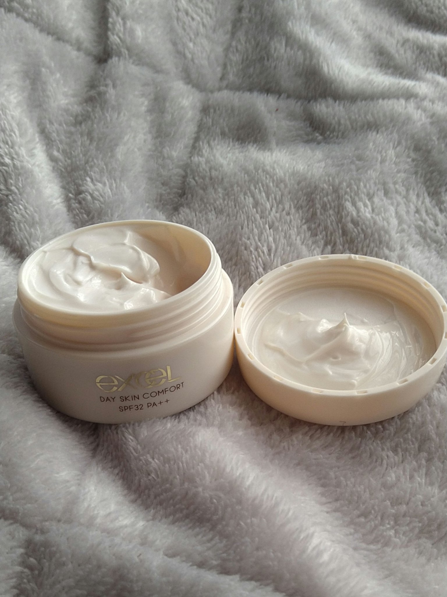 デイスキンコンフォート/excel/フェイスクリームを使ったクチコミ（2枚目）