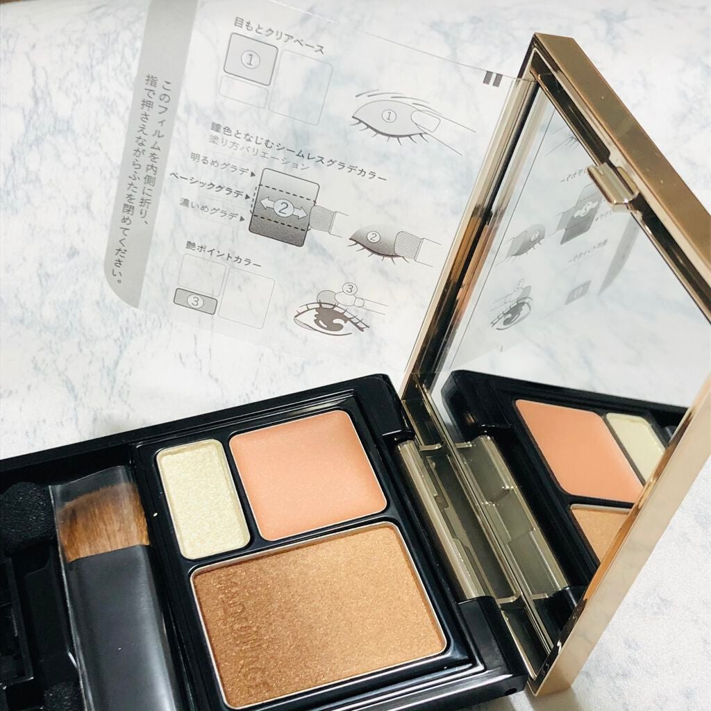 ドラマティックスタイリングアイズS/マキアージュ/アイシャドウパレットを使ったクチコミ(3枚目)