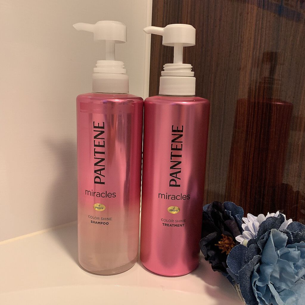 ミラクルズ カラーシャイン カプセルミックスクリーム/パンテーン/洗い流すヘアトリートメントを使ったクチコミ（1枚目）
