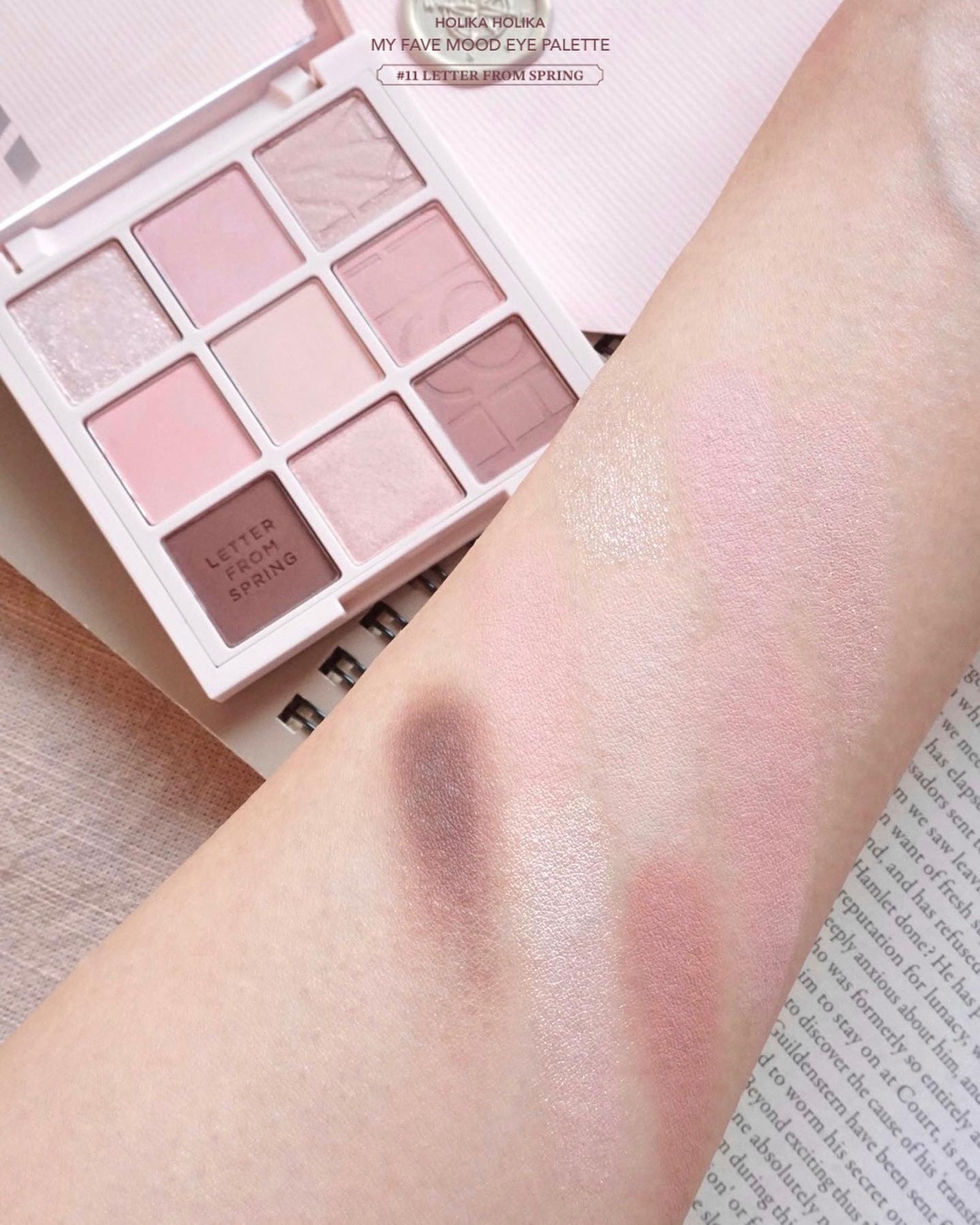 マイフェイブムードアイパレット 9カラー/HOLIKA HOLIKA/アイシャドウパレットを使ったクチコミ(4枚目)