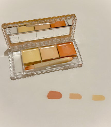 カラーミキシングコンシーラー/キャンメイク/パレットコンシーラーを使ったクチコミ(2枚目)