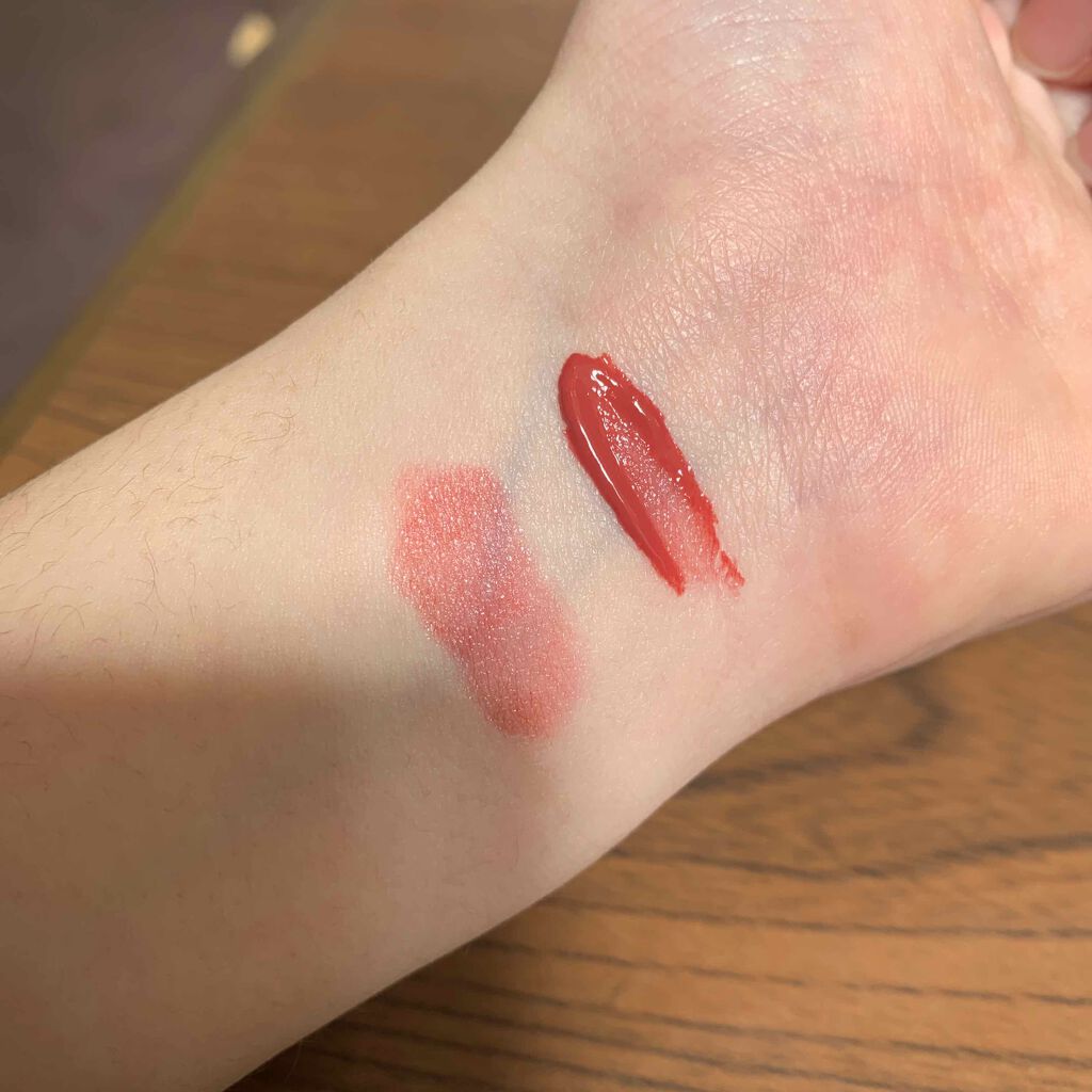 ジューシーラスティングティント/rom&nd/リップティントを使ったクチコミ（3枚目）