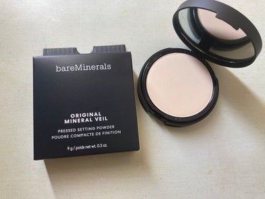 bareMinerals オリジナル ミネラルベール プレスト パウダーのクチコミ「ベアミネラルのオリジナル ミネラルベール プレスト パウダーを使いはじめてます！

夏ごろに発.....」（1枚目）