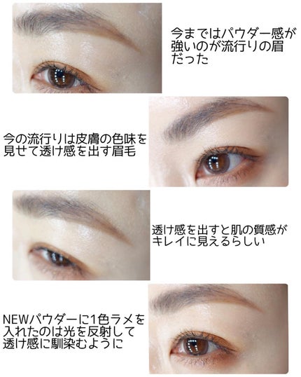 フーミー マルチアイブロウパウダー/WHOMEE/パウダーアイブロウを使ったクチコミ(4枚目)