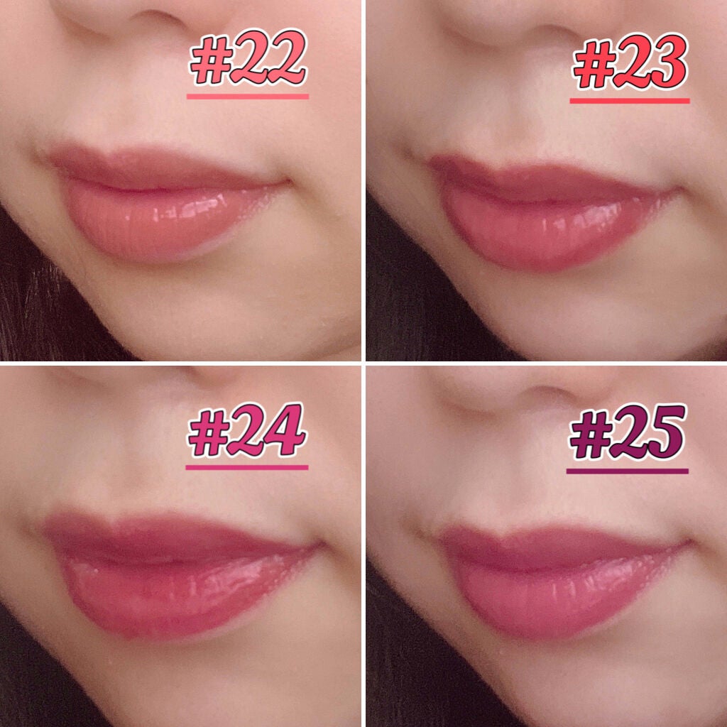 ジューシーラスティングティント/rom&nd/リップティントを使ったクチコミ(3枚目)