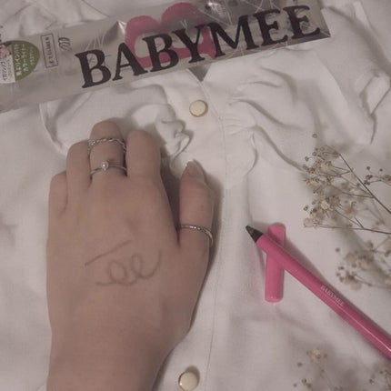 ニュアンスカラーライナー/BABYMEE/ペンシルアイライナーを使ったクチコミ(2枚目)