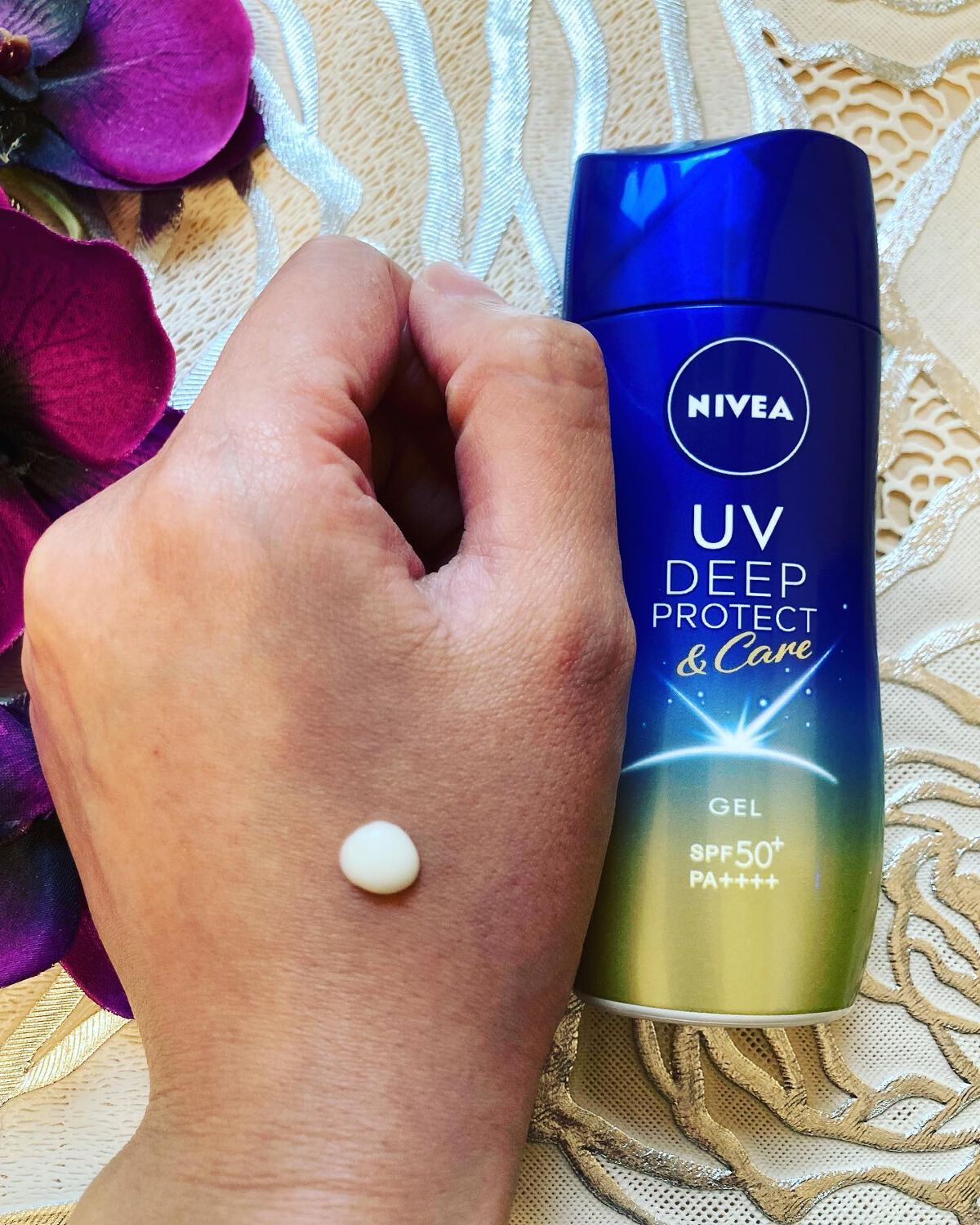 ニベアUV ディープ プロテクト＆ケア ジェル/ニベア/日焼け止めジェルを使ったクチコミ（3枚目）
