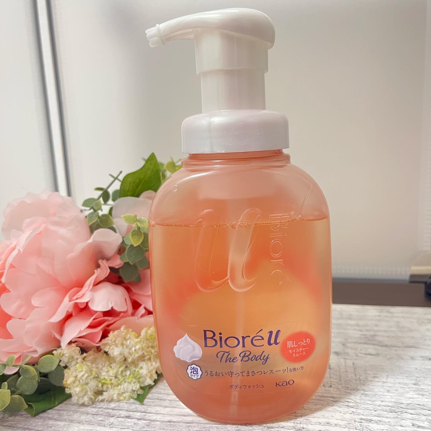 ビオレu ザ ボディ 泡タイプ モイスチャースムース/ビオレu/ボディソープを使ったクチコミ（1枚目）