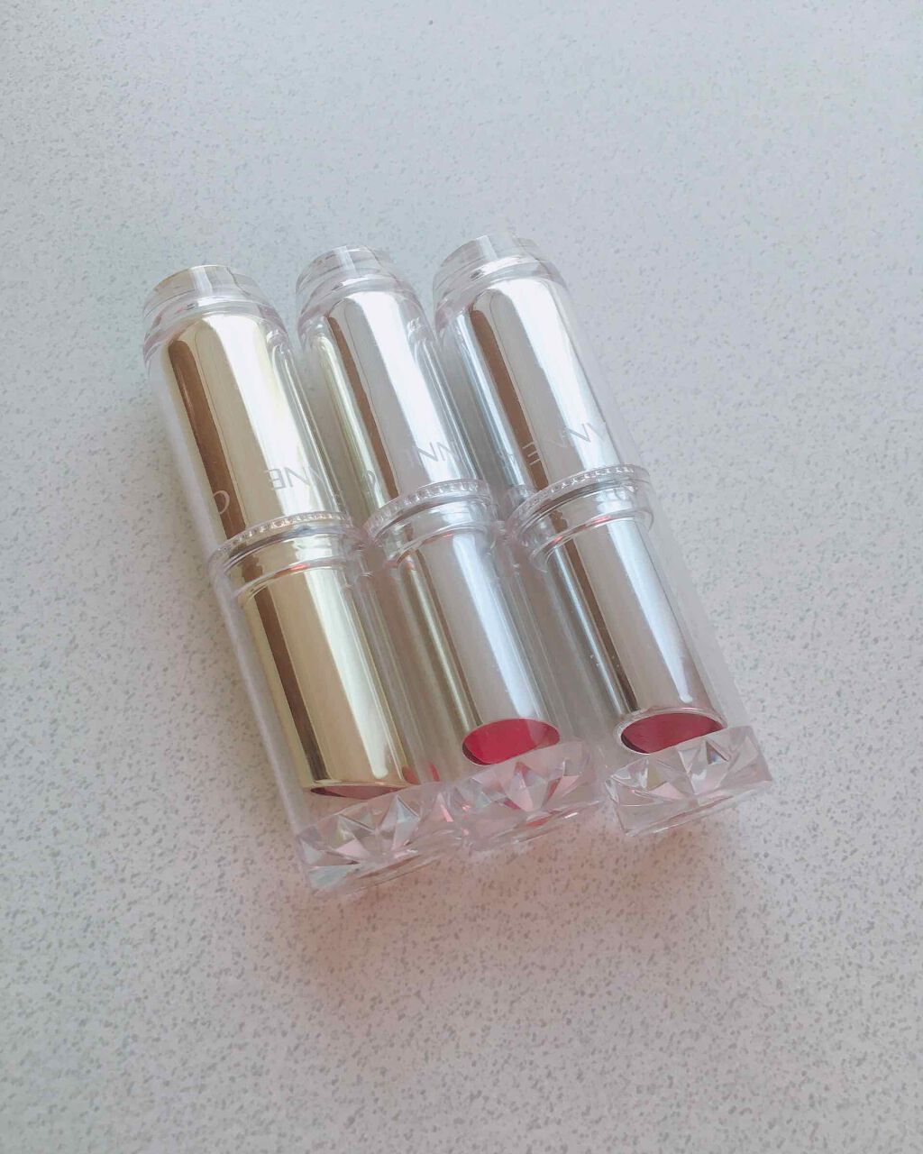 ラスティンググロスリップ/CEZANNE/口紅を使ったクチコミ（1枚目）