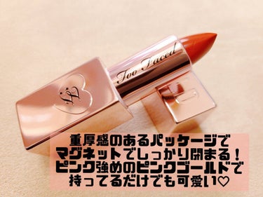 レディ ボールド リップスティック/Too Faced/口紅を使ったクチコミ（2枚目）