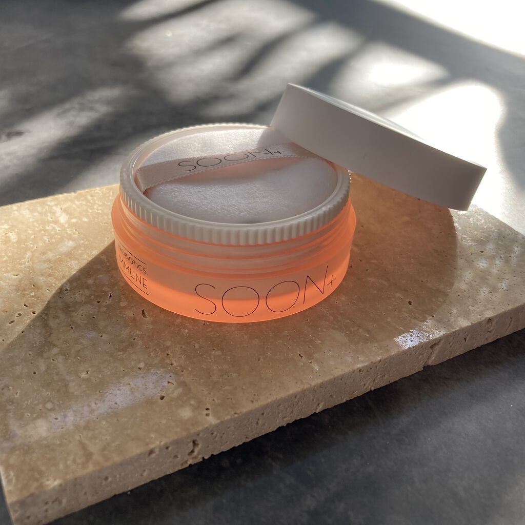 SOON+ プロバイオティクスミューンパウダー/soon＋/ルースパウダーを使ったクチコミ（1枚目）