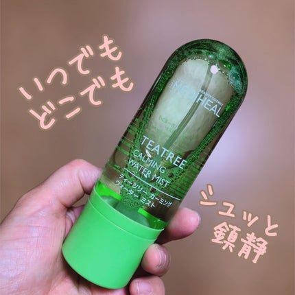 ティーツリーカーミングウォーターミスト/MEDIHEAL/ミスト状化粧水を使ったクチコミ(1枚目)