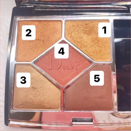 【旧】サンク クルール クチュール/Dior/アイシャドウパレットを使ったクチコミ(2枚目)