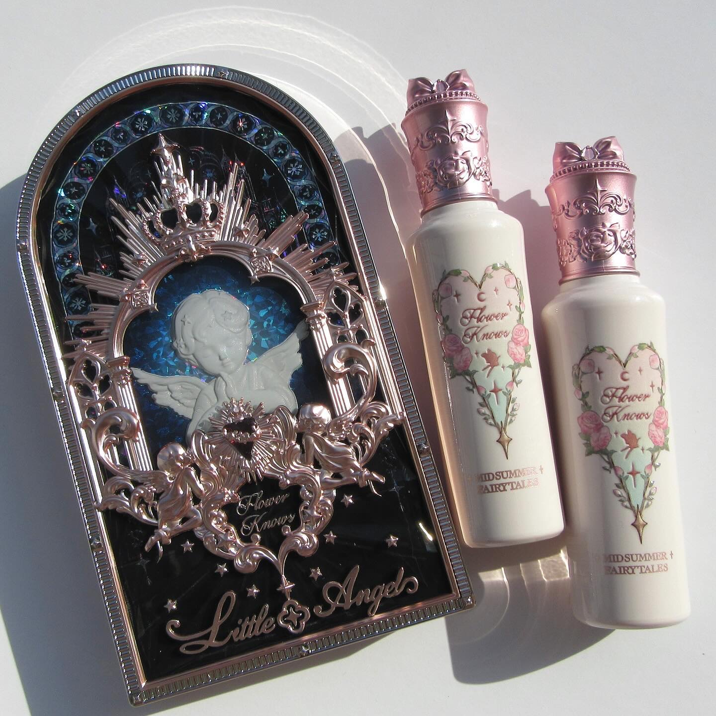 フラワーノーズ リトルエンジェルコレクション 9色アイシャドウパレット 02 Weeping Angel(哭泣天使)/FlowerKnows/アイシャドウパレットを使ったクチコミ（2枚目）