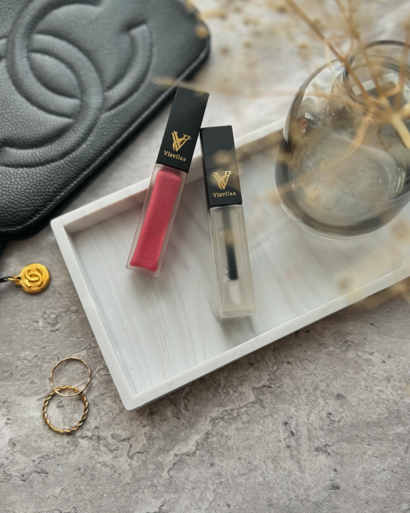 Vヴィヴィットロゼ リップグロス/Visvilaa/リップグロスを使ったクチコミ（1枚目）