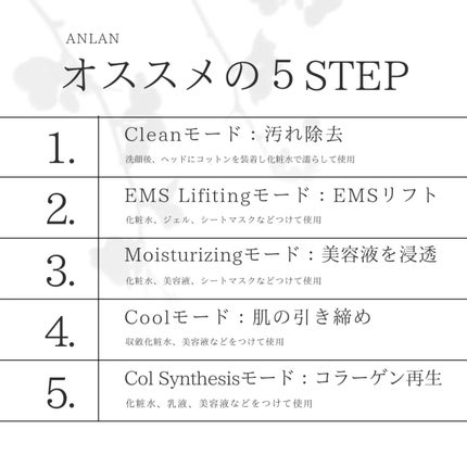 多機能温冷美顔器/ANLAN/美顔器・マッサージを使ったクチコミ(7枚目)