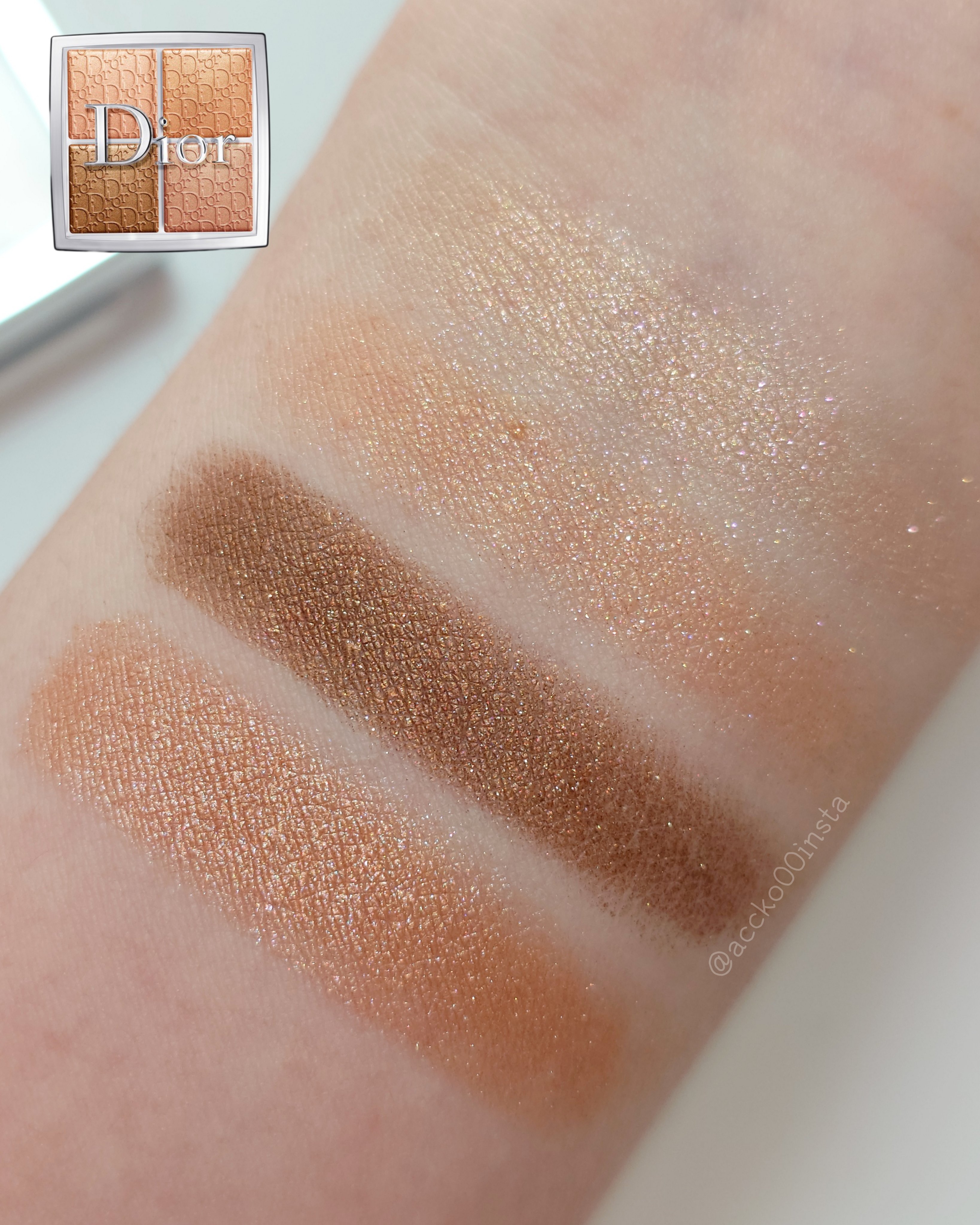 ディオール バックステージ フェイス グロウ パレット/Dior/ハイライトを使ったクチコミ（3枚目）