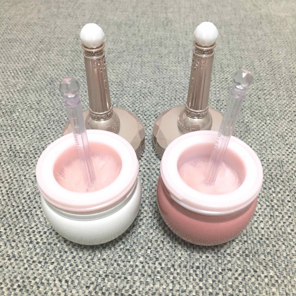 JILL STUART ルースブラッシュのクチコミ「#JILLSTUART⭐️
#ルースブラッシュエターナルクチュール
01 ホワイト
02 ピン.....」（2枚目）