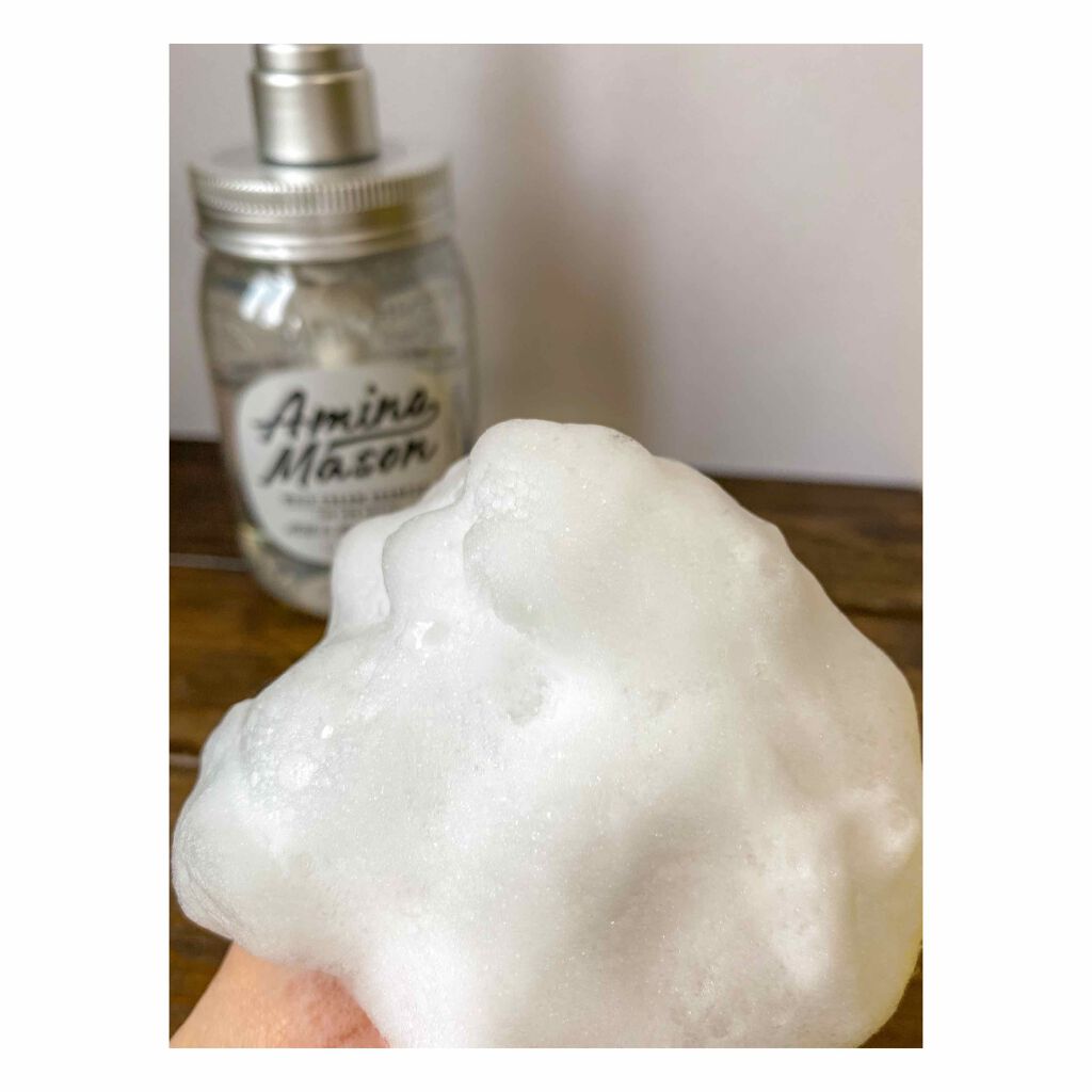 アミノメイソン ディープモイスト ホイップクリーム シャンプー/ミルククリーム ヘアトリートメント/アミノメイソン/市販シャンプーを使ったクチコミ(3枚目)