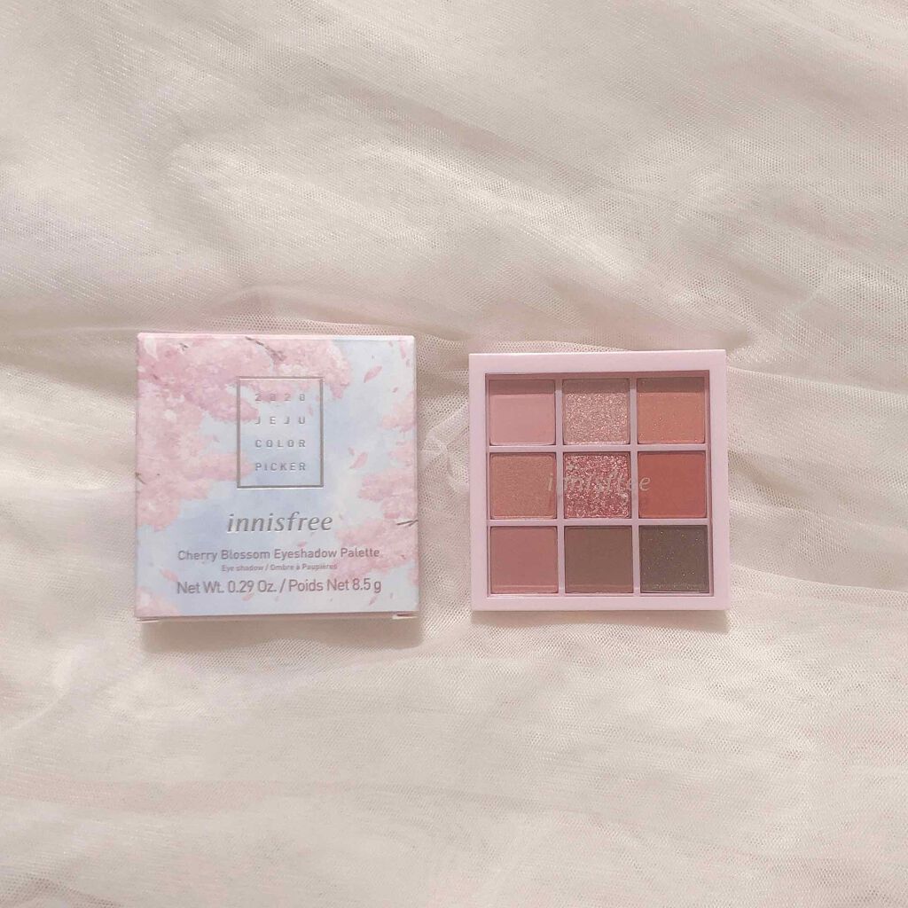 チェリーブロッサム アイシャドウ パレット 2020 Jeju Color Picker/innisfree/アイシャドウパレットを使ったクチコミ（1枚目）