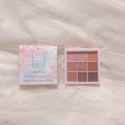 チェリーブロッサム アイシャドウ パレット 2020 Jeju Color Picker/innisfree/アイシャドウパレットを使ったクチコミ(1枚目)