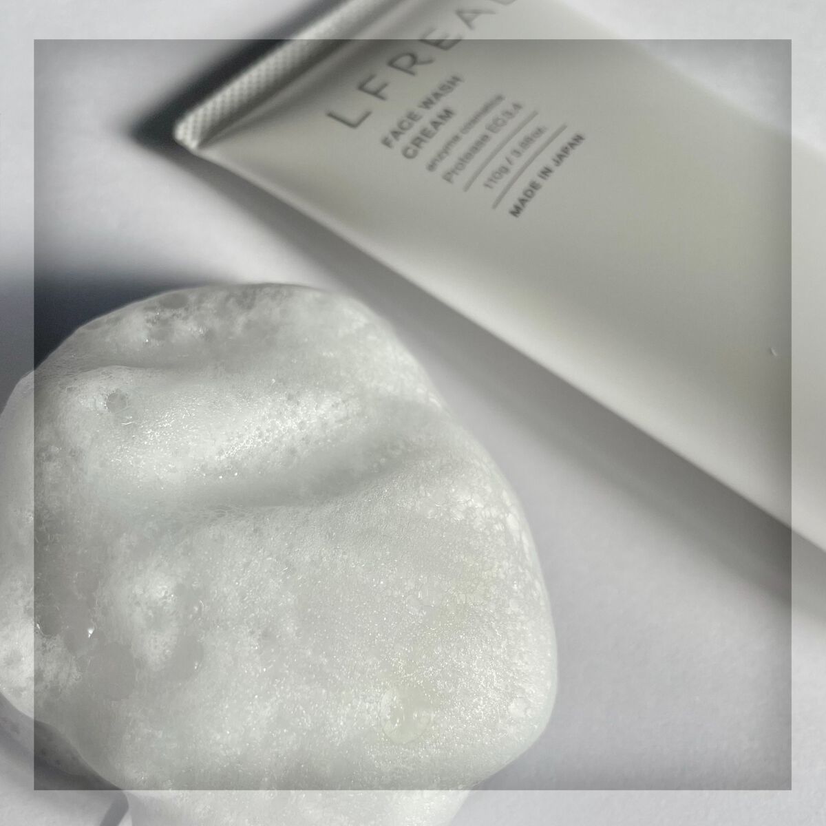 フェイスウォッシュクリーム/LFREAL/洗顔フォームを使ったクチコミ（3枚目）