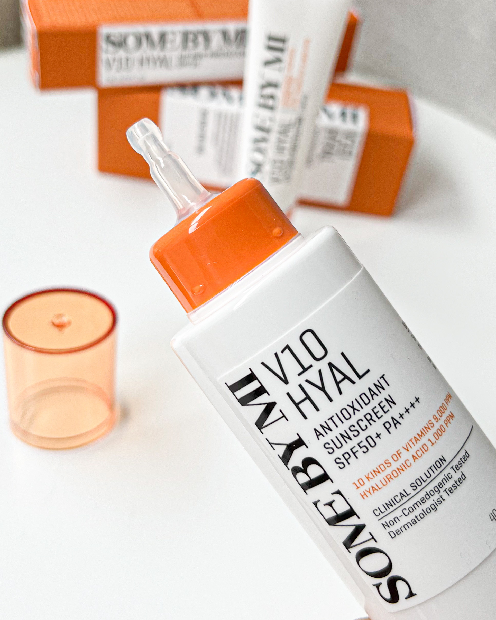 V10 ヒアル ハイドラ カプセル サンスクリーン/SOME BY MI/日焼け止めクリームを使ったクチコミ（2枚目）